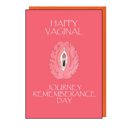 happy vaginal journey funny birthday card